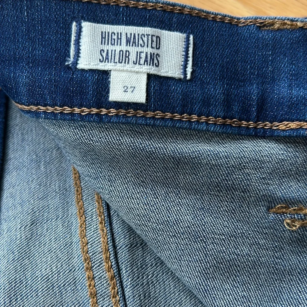 Madewell High Waisted Sailor Jeans - Picture 3 of 7